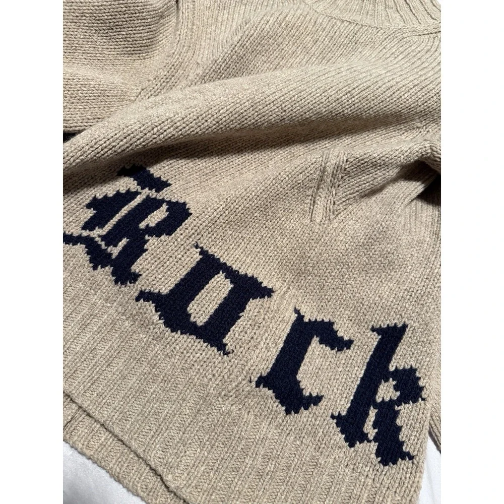 Zadig & Voltaire $328 Nalma Rock Brown Chunky Turtleneck Sweater Festival - Picture 9 of 11